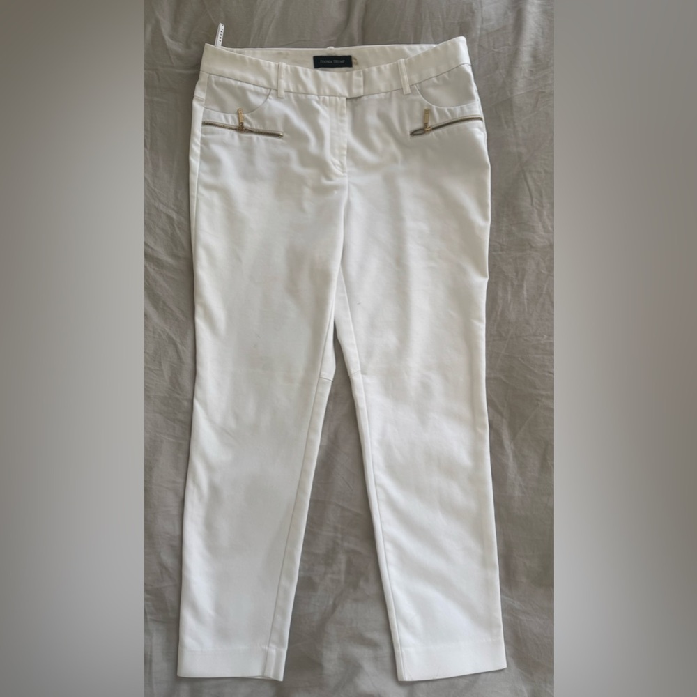 Ivanka Trump White Ankle Pants sz 12 - Picture 2 of 11